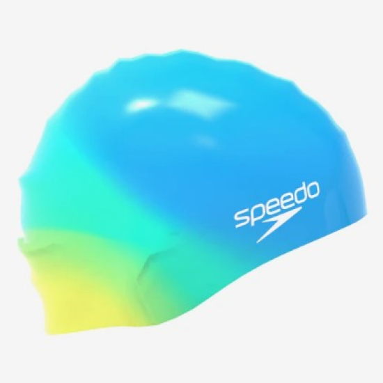 Speedo Swimming Junior Multi Colour Silicone Cap - Blue Blue
